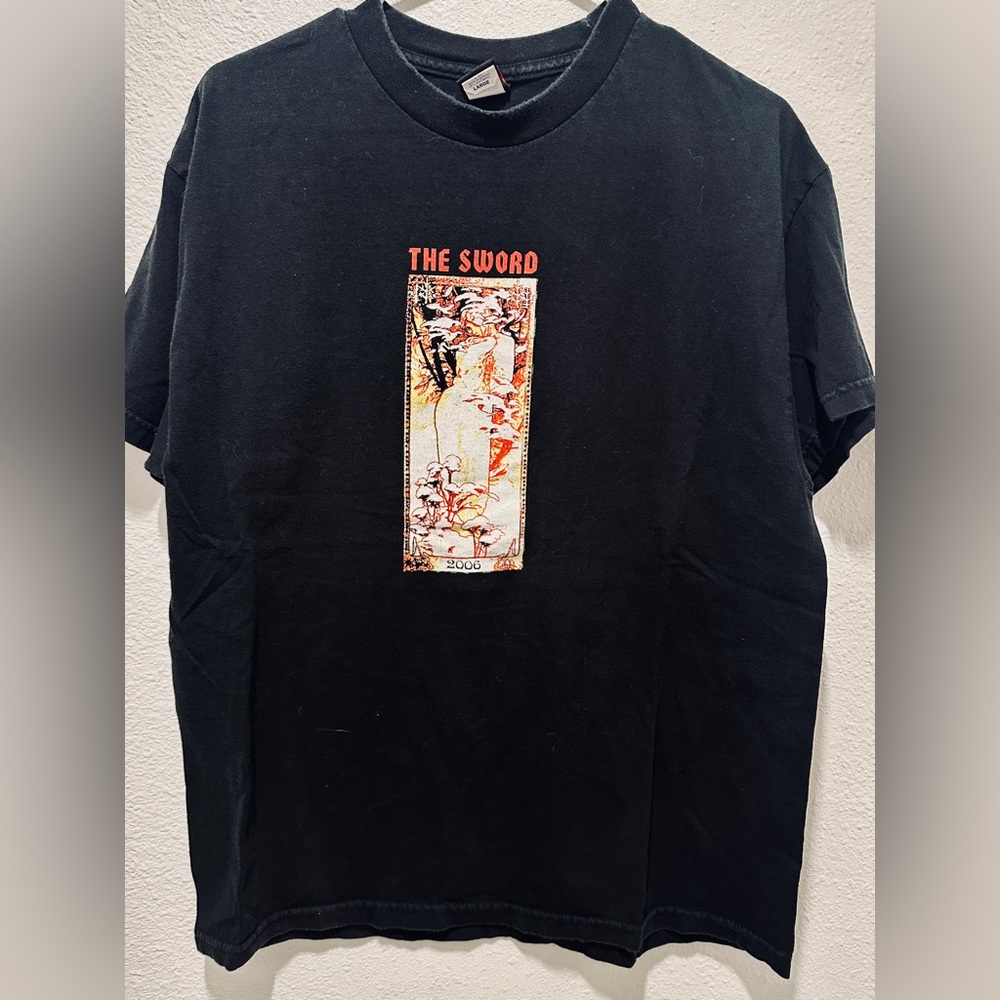 Original 2006 The Sword Age of Winters Tour Shirt Men’s Large Black Rare HTF